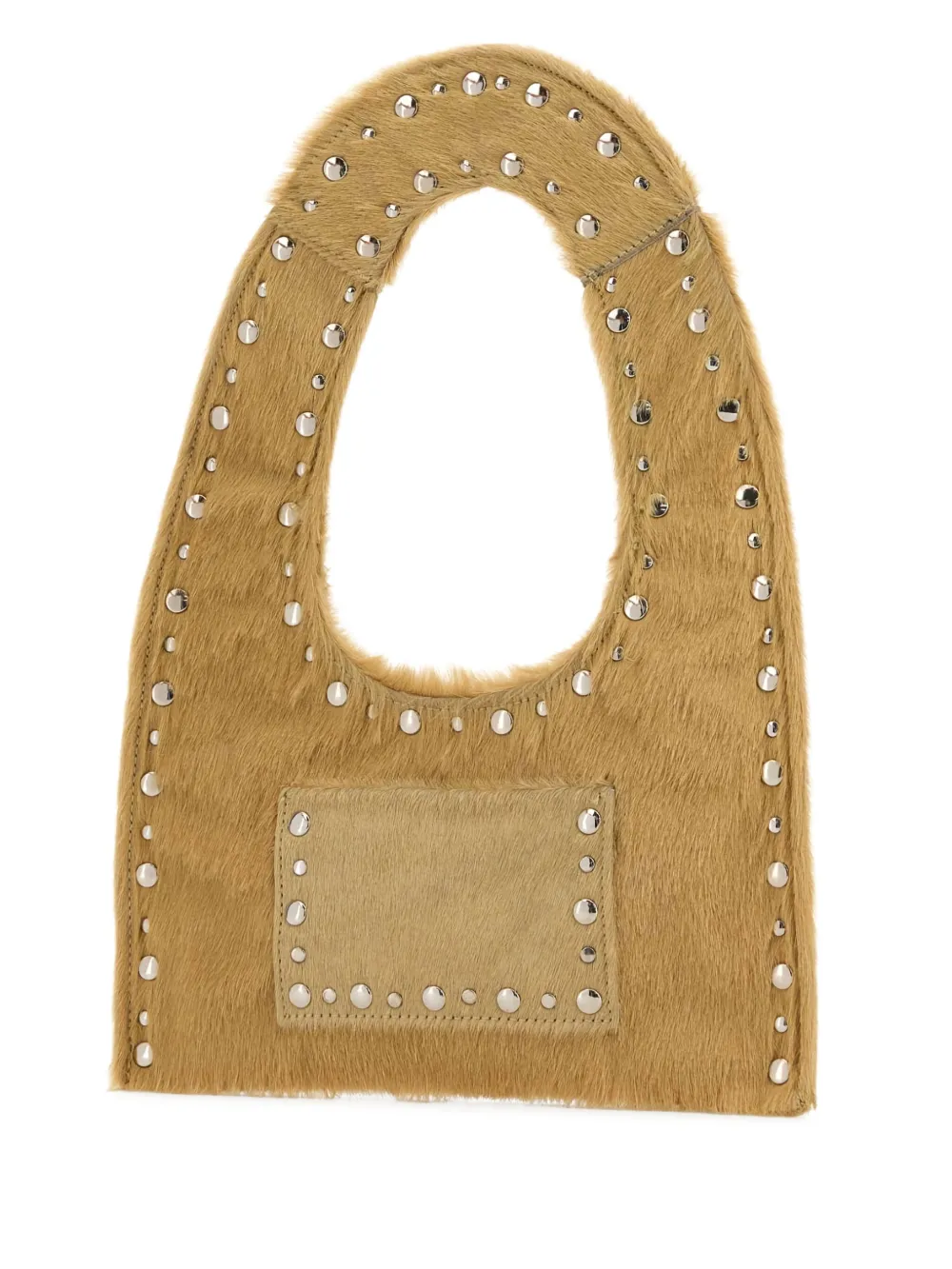 Gimaguas Franca mini-shopper met studs - Beige