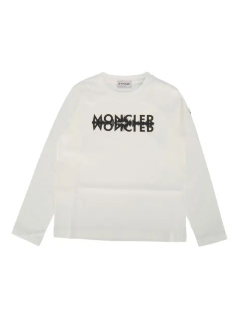 Moncler Enfant playera manga larga con motivo del logo