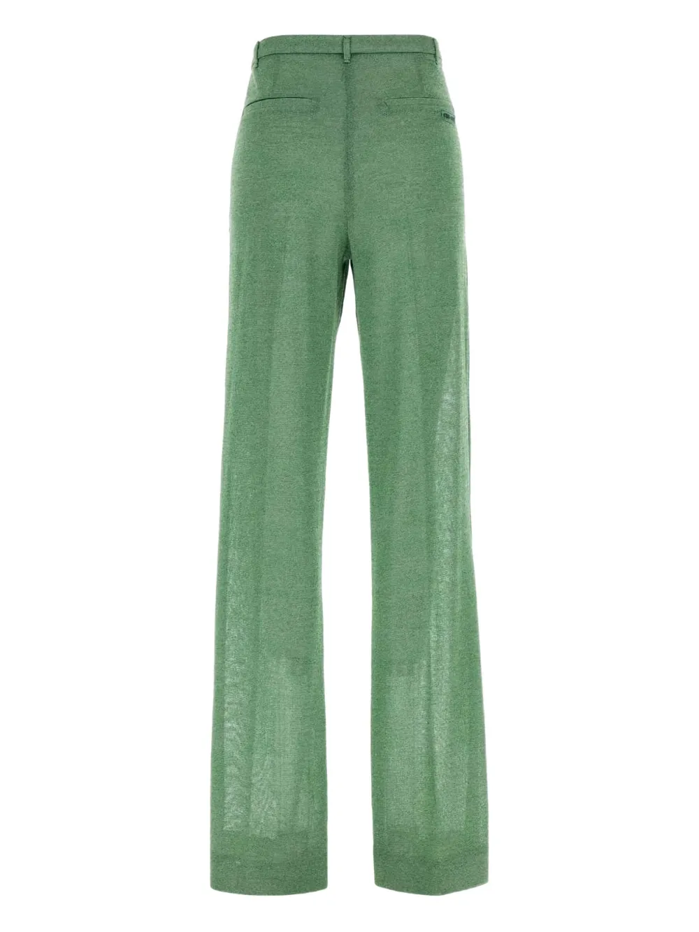 Miu Miu metallic-threading trousers | Straight-Leg Pants | Image 2