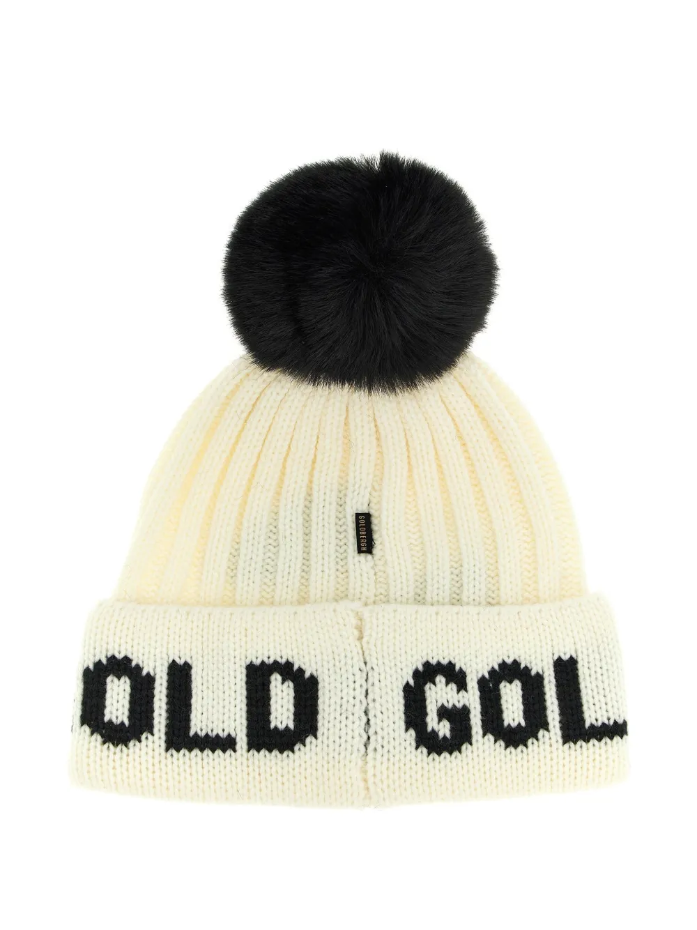 Goldbergh Ribbed Beanie Hat In Neutral