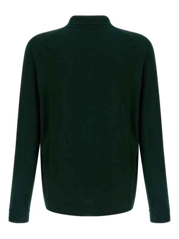 Roberto Collina シャツカラーカーディガン | グリーン | FARFETCH JP