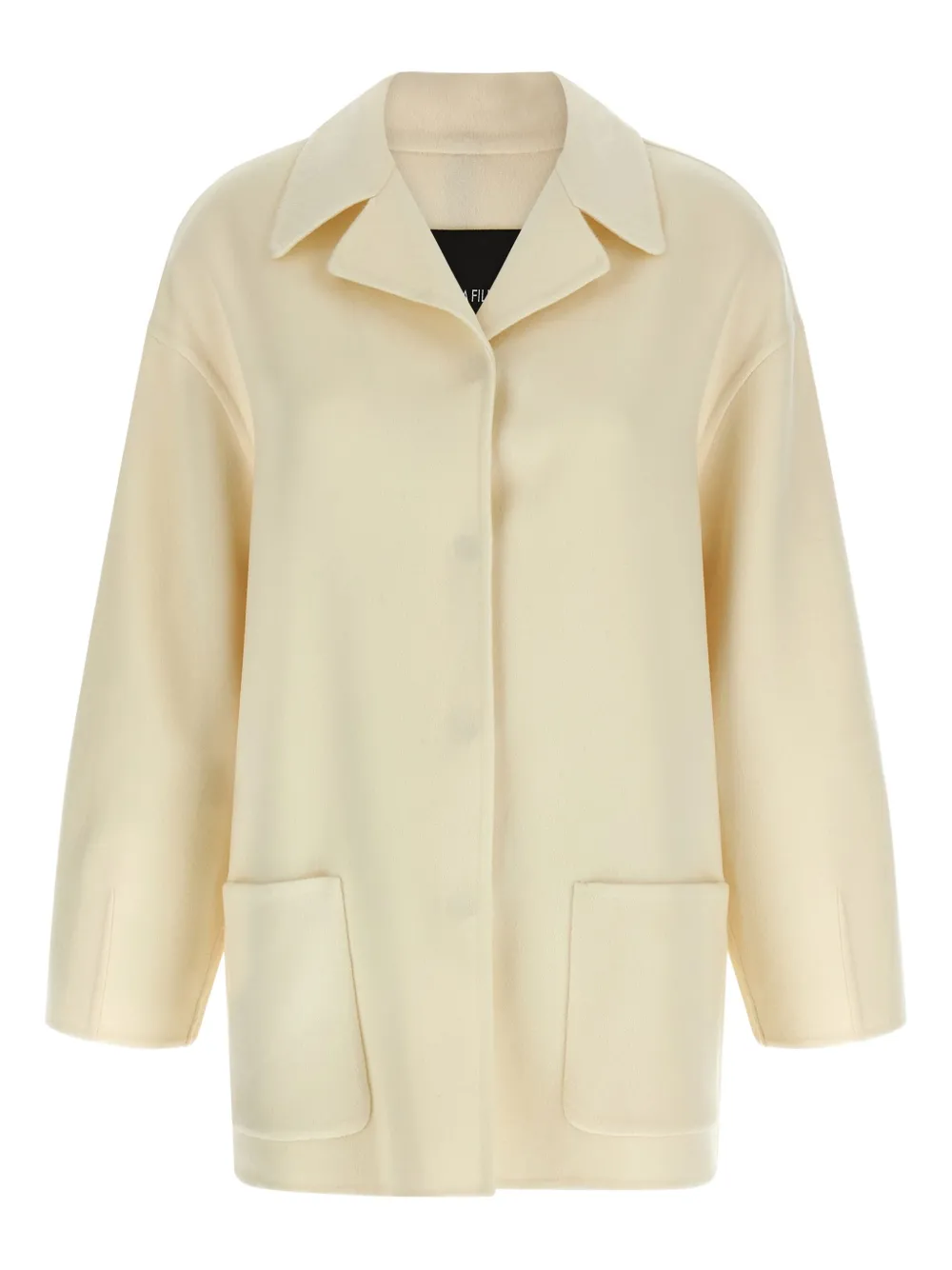 Fabiana Filippi patch-pockets cashmere coat | Neutrals | Image 1