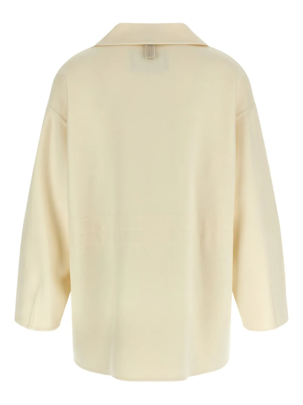 Fabiana Filippi patch-pockets cashmere coat | Single Breasted Coats | Image 2