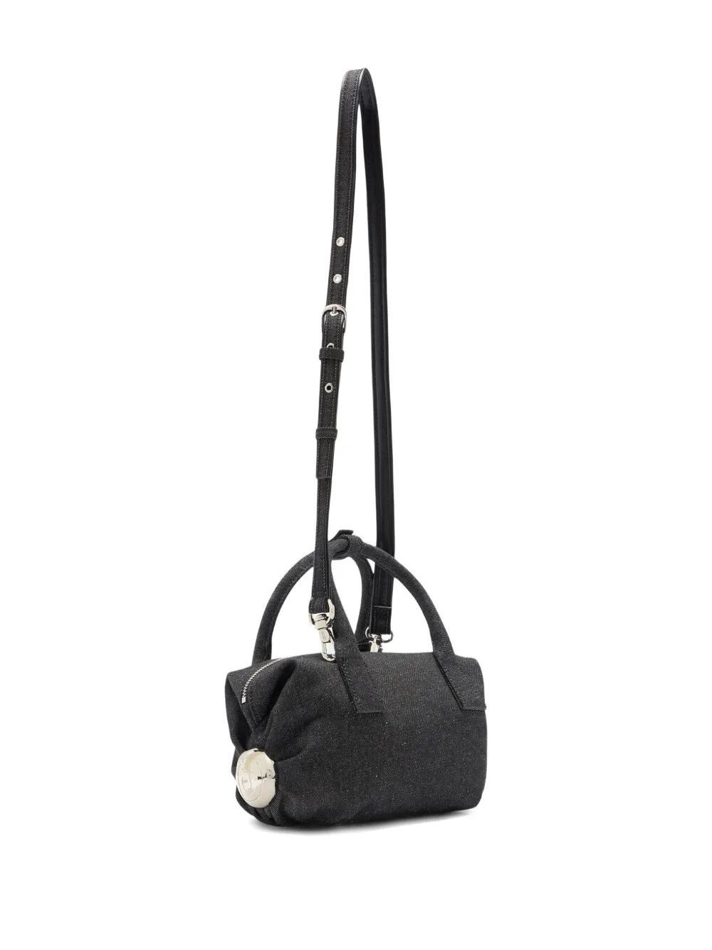 Liu •jo Small Charm Tote Bag In Black