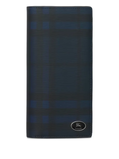 Burberry check logo-plaque wallet