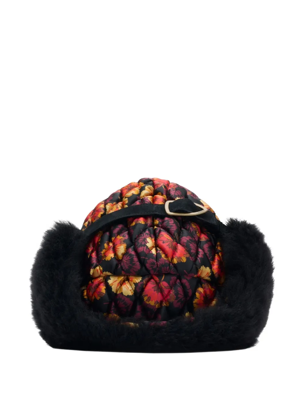 Burberry quilted floral baseball cap - Zwart