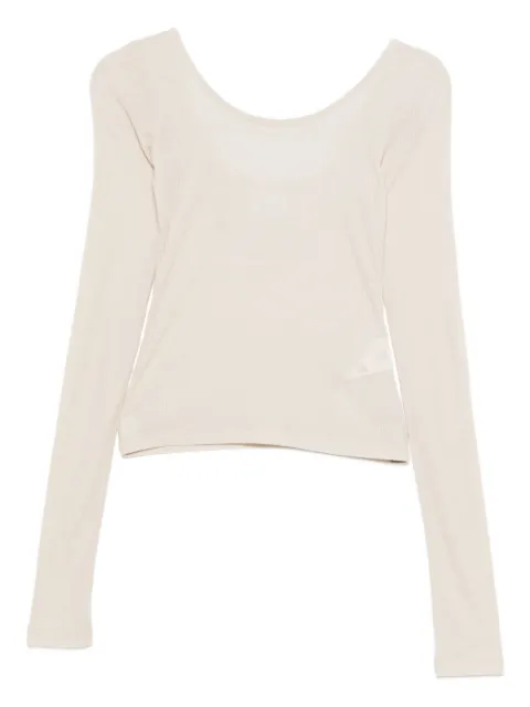 Halfboy long-sleeve cotton top