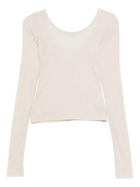 Halfboy long-sleeve cotton top