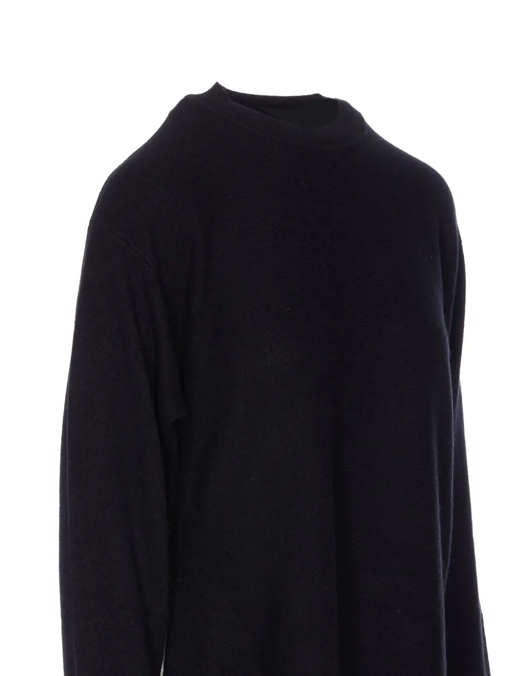 Uma Wang Top met lange mouwen en strik Zwart