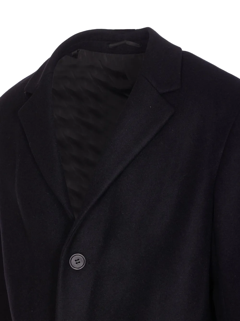 NN07 Austin jas met knoopsluiting Zwart