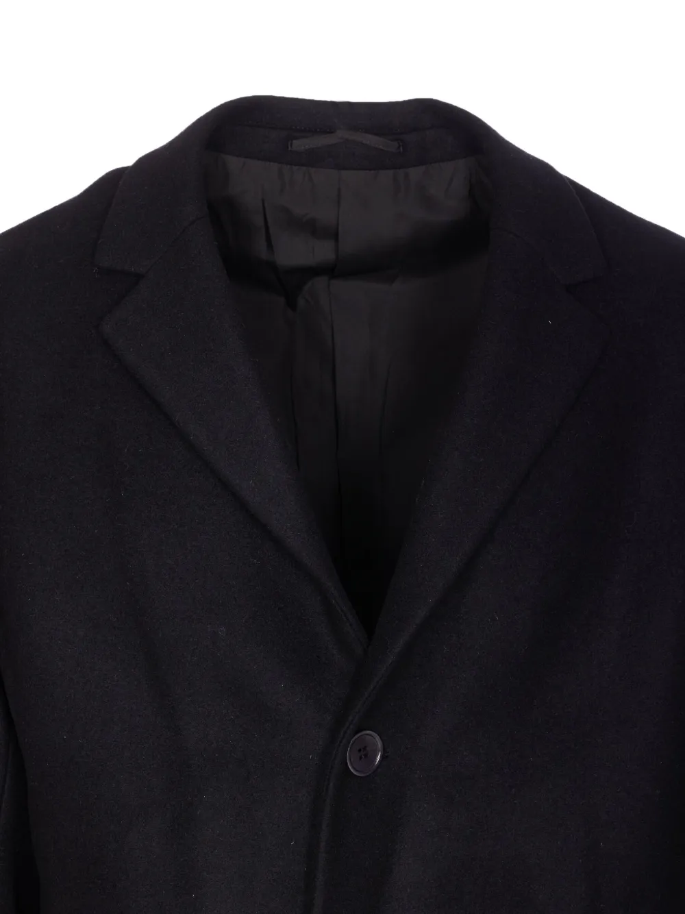 NN07 Austin jas met knoopsluiting Zwart
