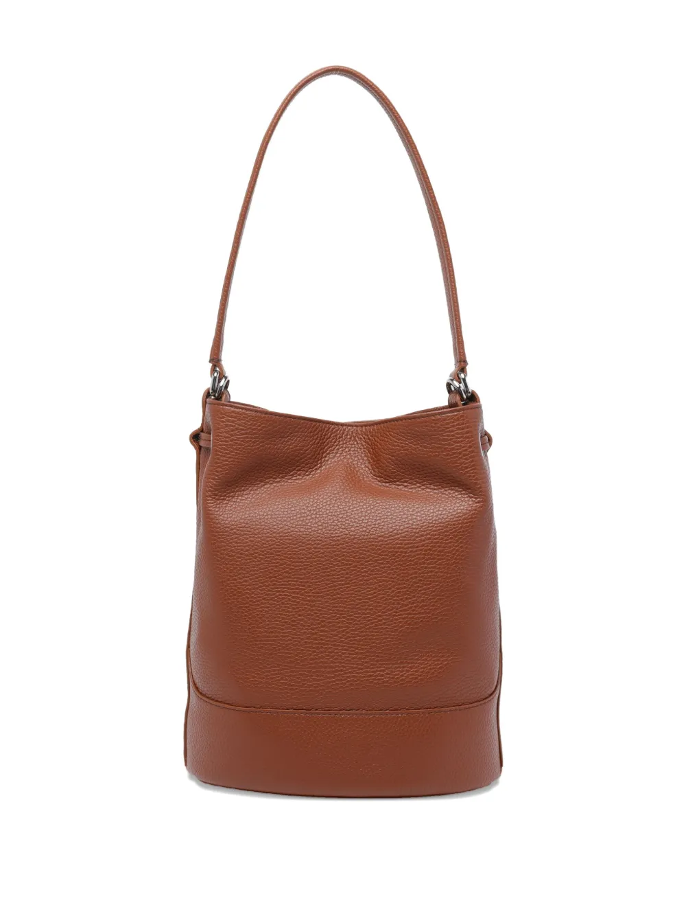 Zanellato Structured Shoulder Bag Featuring Adjustable Strap In Brown