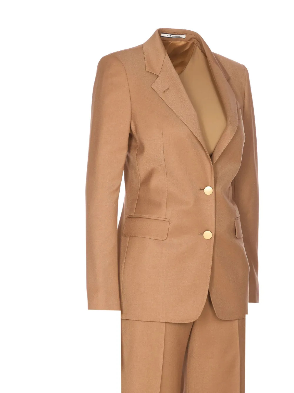 Tagliatore T-Parigi pak met knopen aan de voorkant Beige