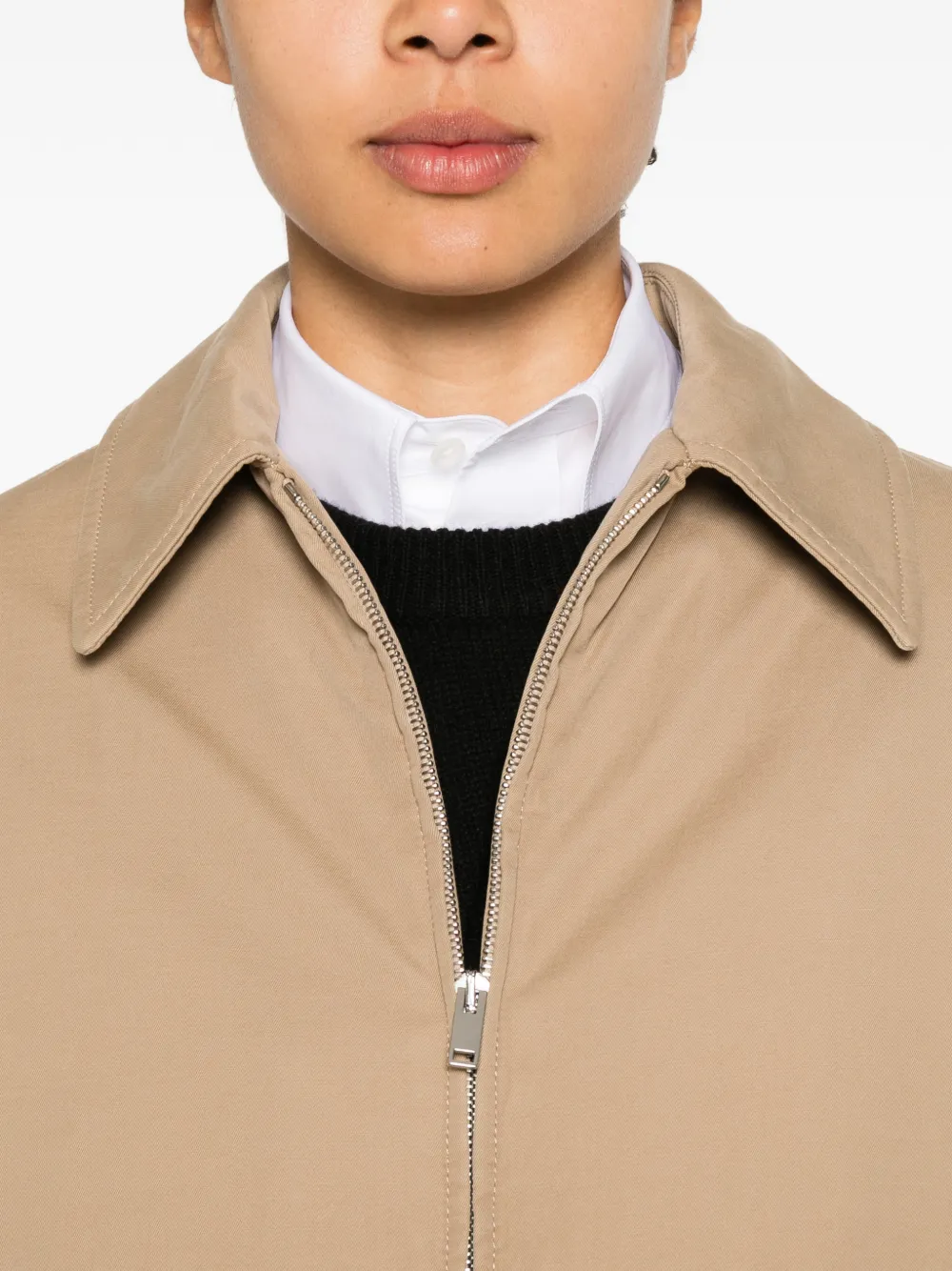 The Row Aurelius jack met rits Beige