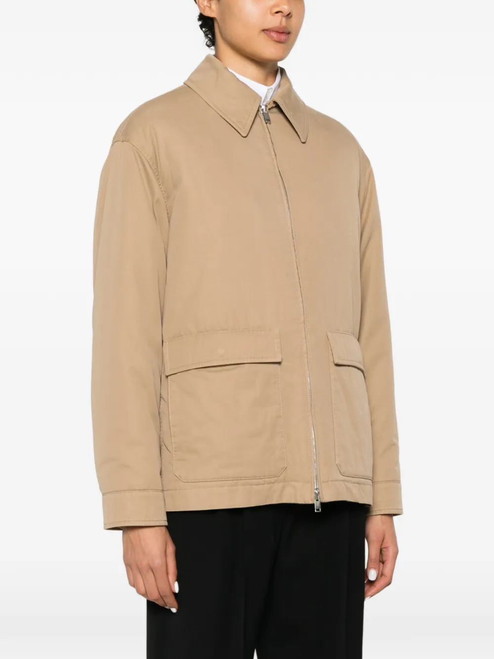 The Row Aurelius jack met rits Beige