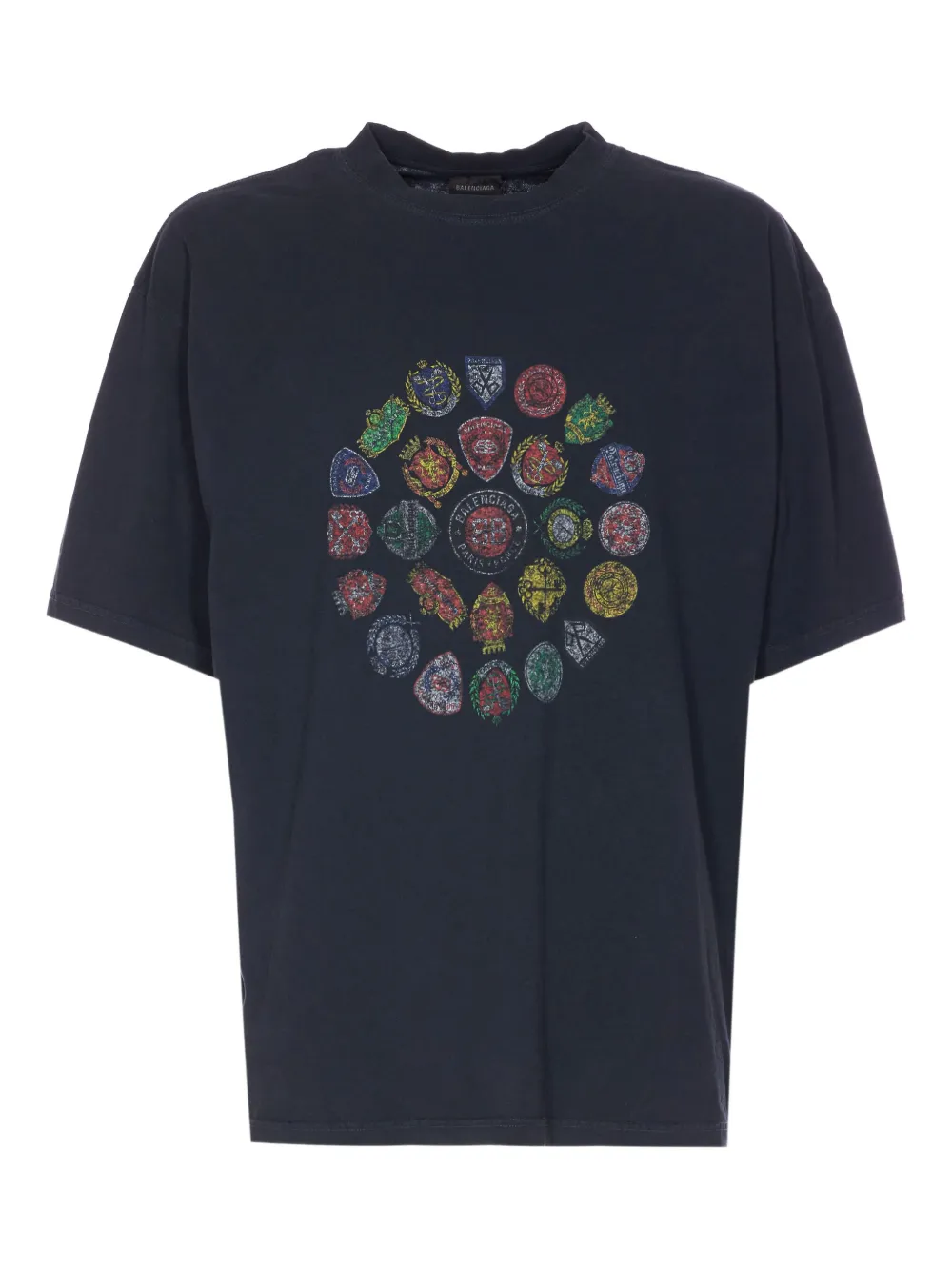 Balenciaga playera estampada | negro | Image 1