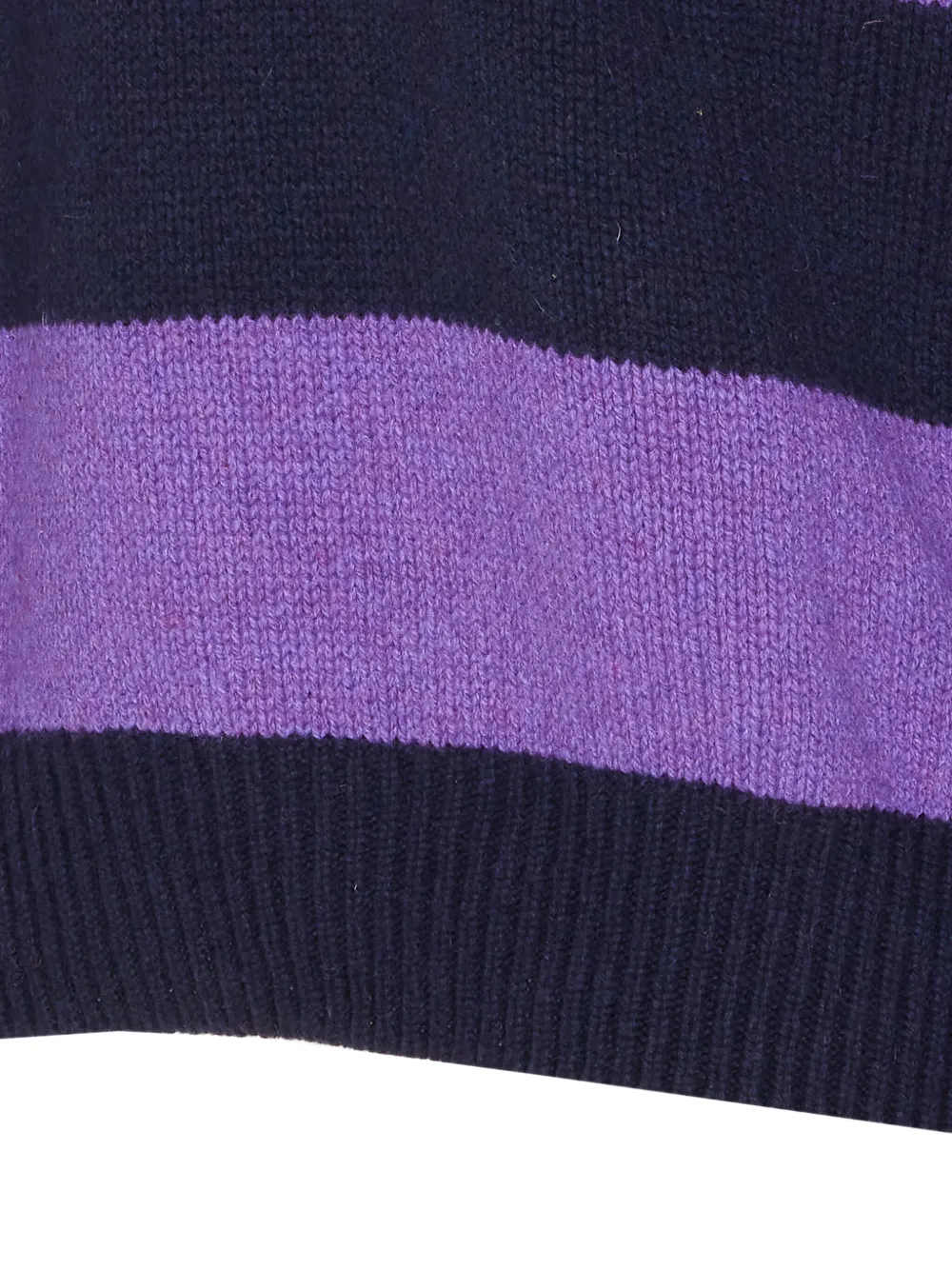 Howlin' Striped Crewneck Sweater Long Sleeves In Multi