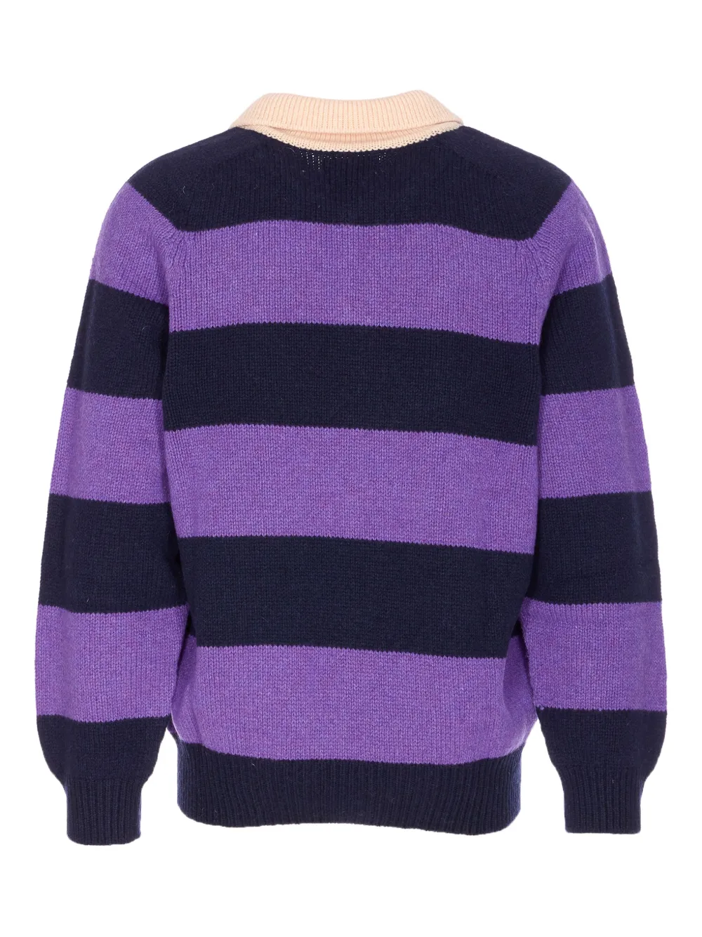 Howlin' striped button polo shirt - Paars