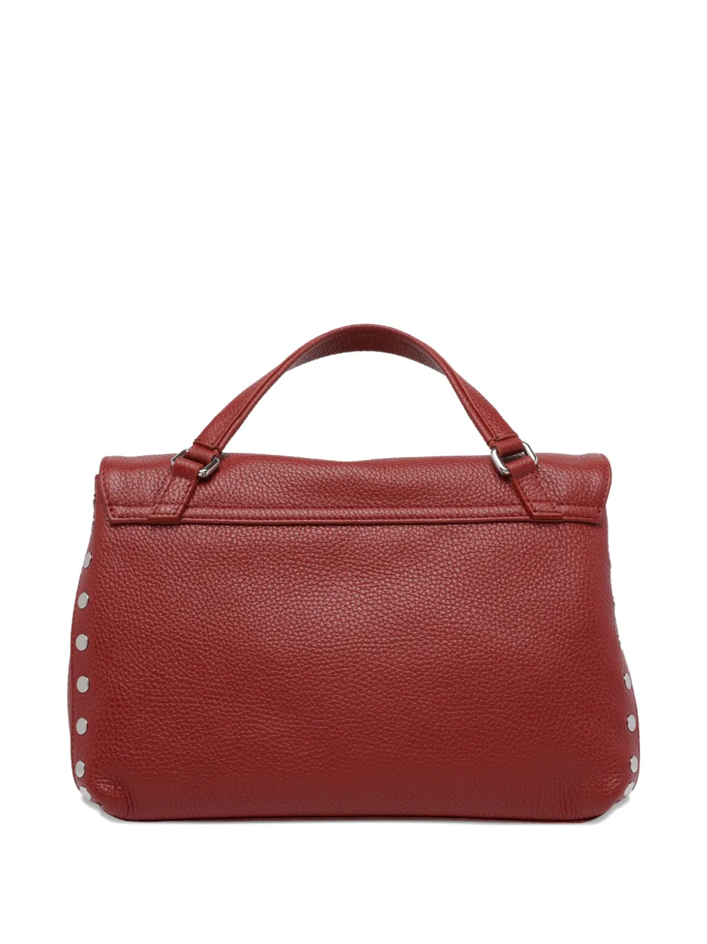 Zanellato small Postina turn-lock studded tote bag - Rood