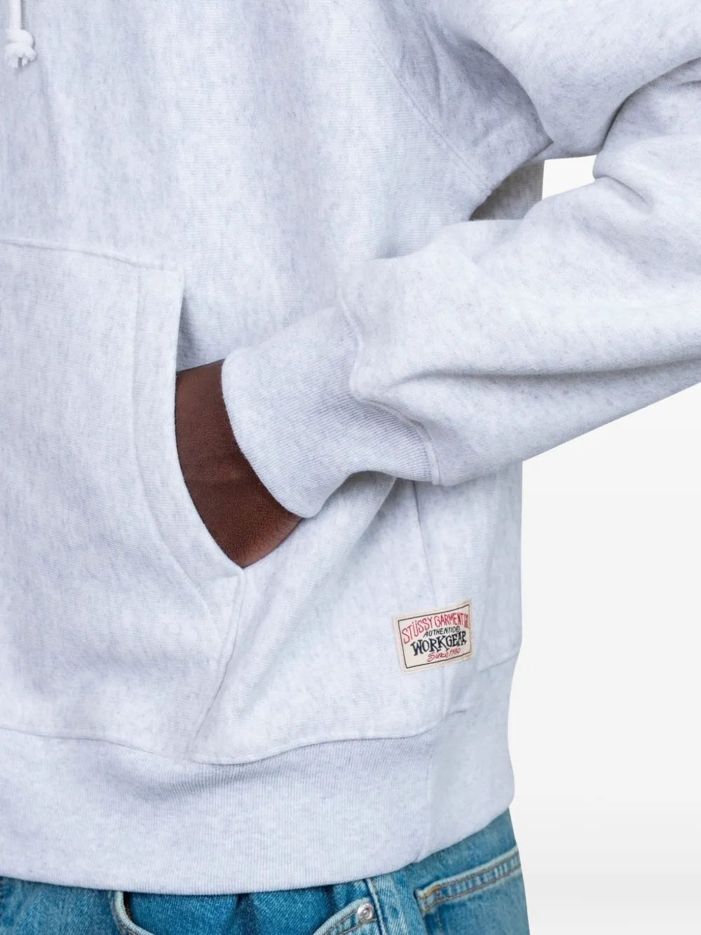 Stüssy Hoodie met rits Grijs