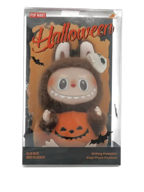 Pop Mart colgante Labubu Happy Halloween Party Series - Sitting Pumpkin Vinyl