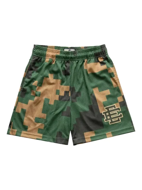 ERIC EMANUEL EE camouflage logo shorts