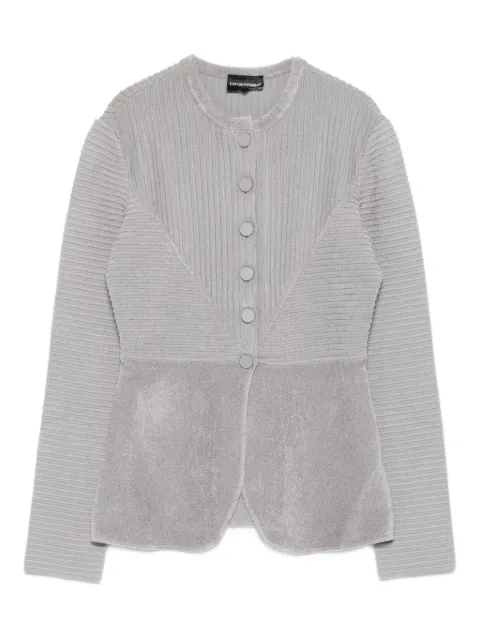 Emporio Armani buttoned textured jacket
