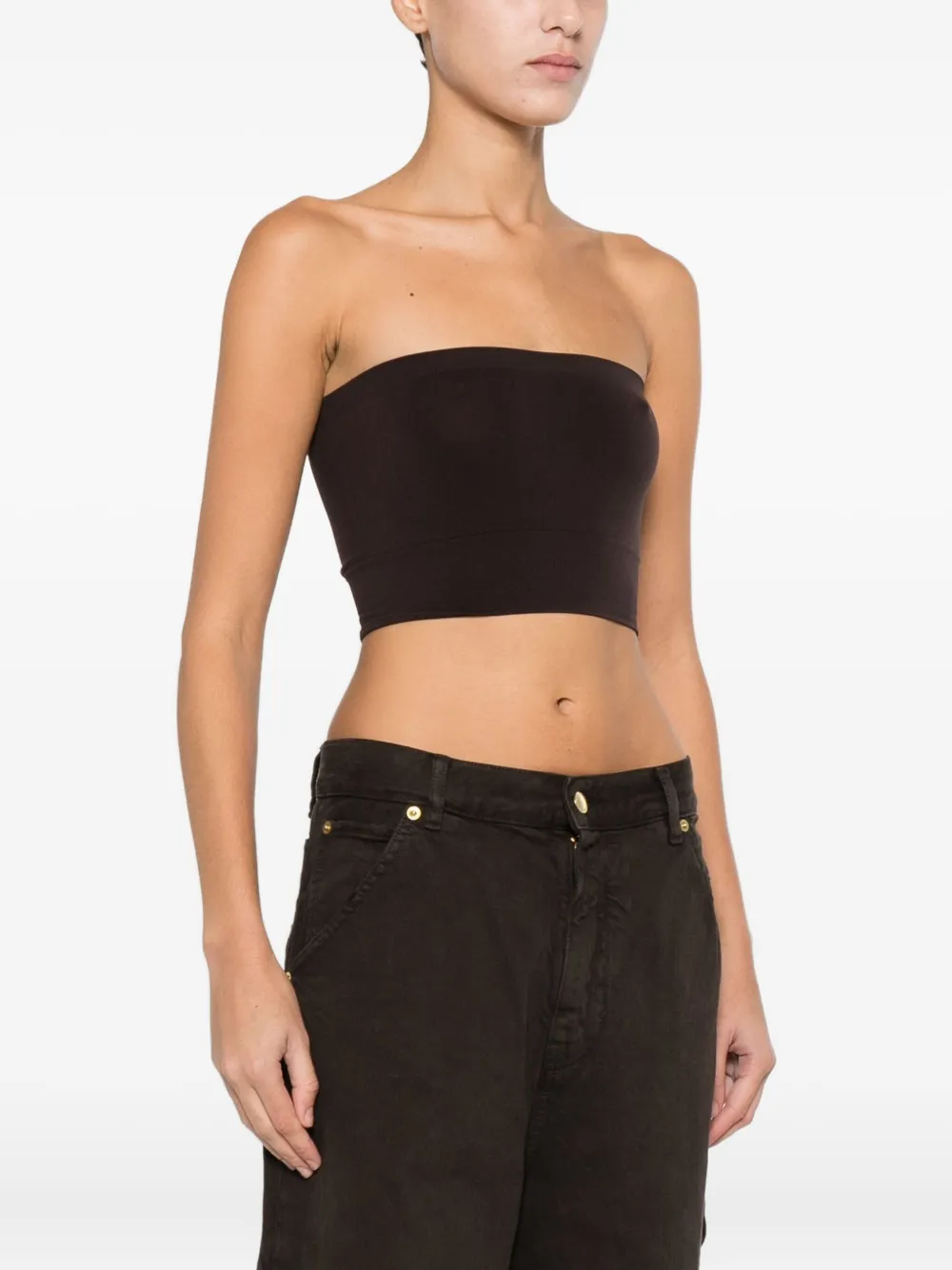 Wolford ストラップレス トップ In Brown