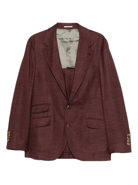Brunello Cucinelli silk-blend blazer