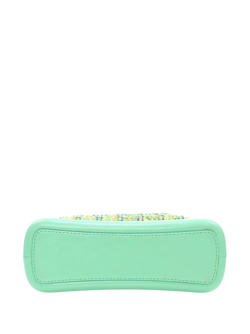Pre-owned Chanel 2019 Medium Tweed Gabrielle Crossbody Bag In Green