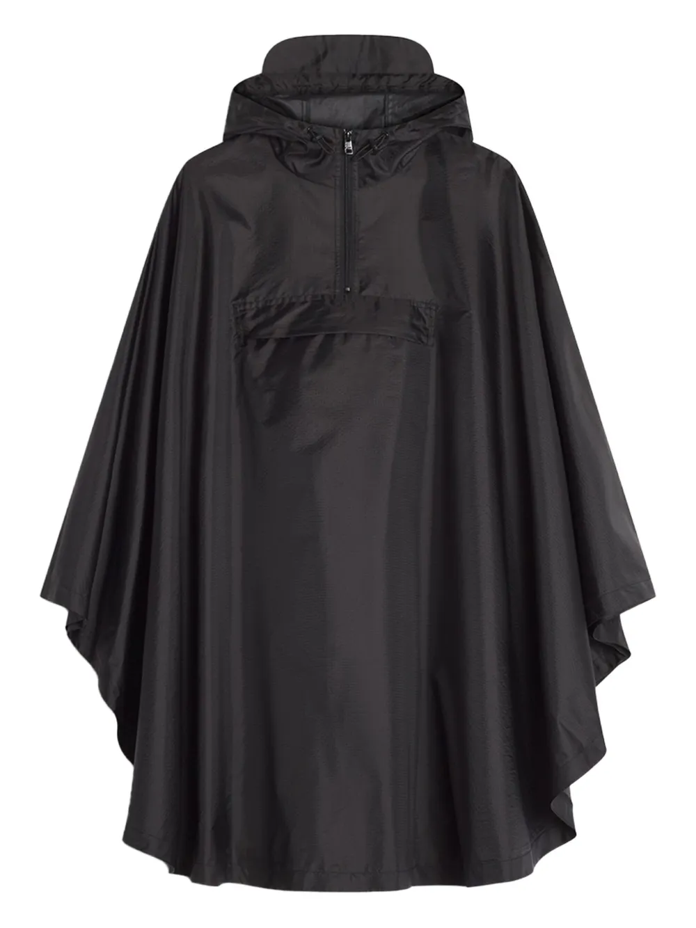 Café Kitsuné Urban Nomadism Foldable Raincoat In Black