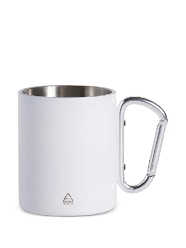 CAF KITSUN Stainless Steel Mug | White | FARFETCH
