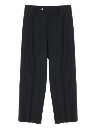 Auralee スーパーライトウール ツータックスラックス | グレー