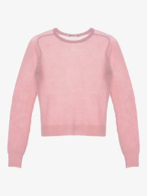 Auralee alpaca wool-blend sweater