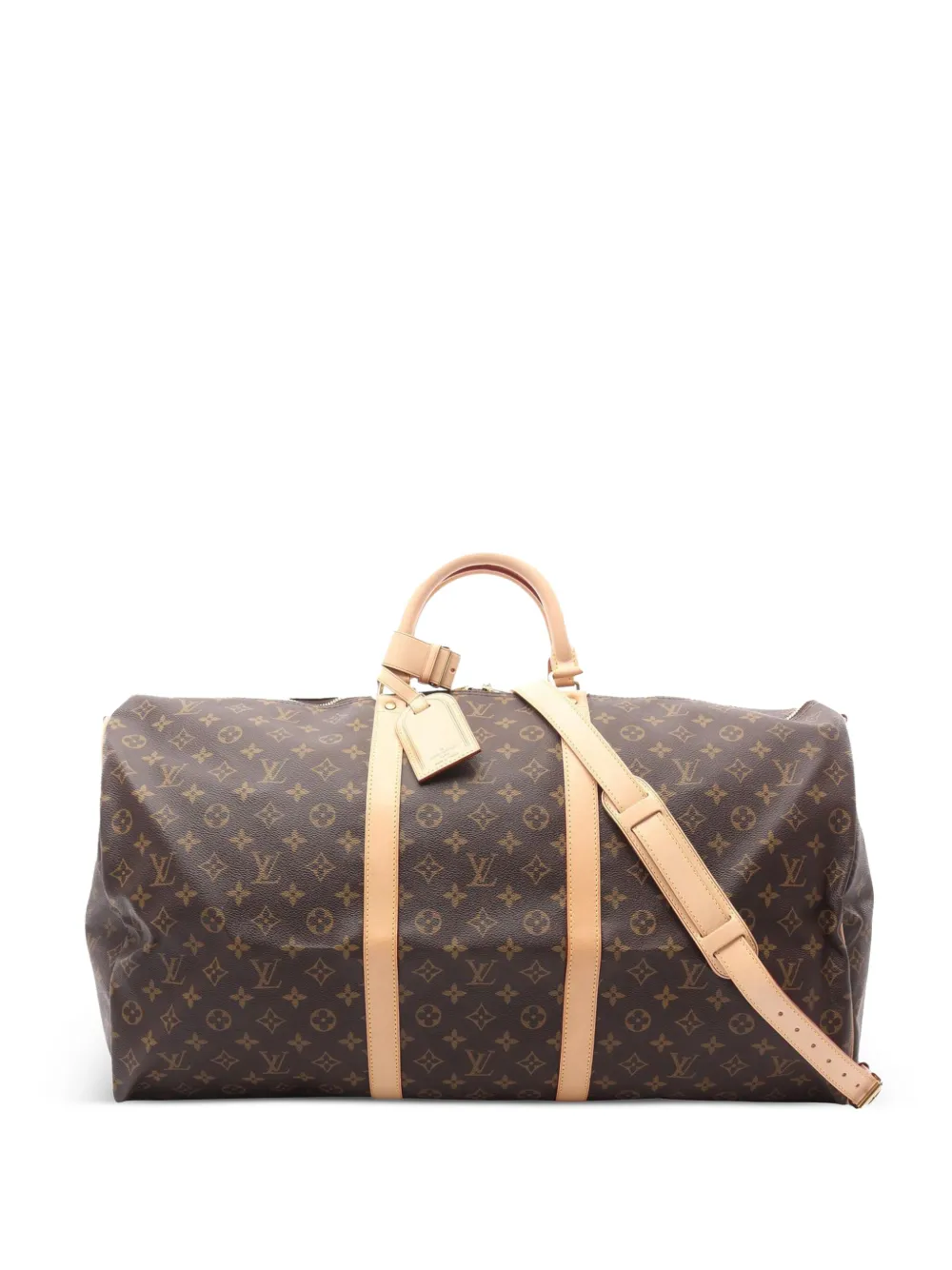 Louis Vuitton Pre-Owned 2000 Monogram Keepall Bandouliere 60 travel bag | Brown | Image 1