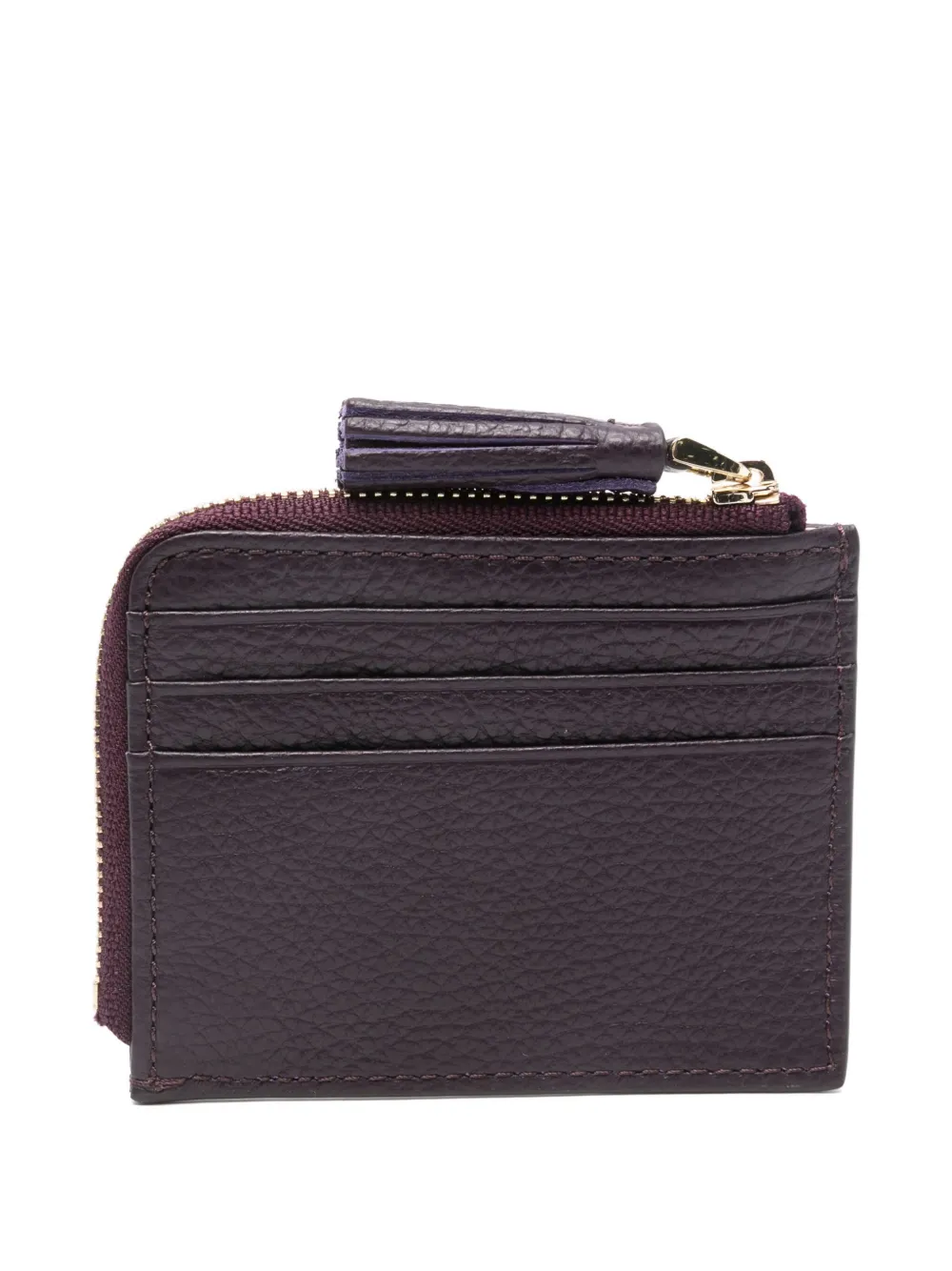 Coccinelle tassel-detail zip wallet - Paars