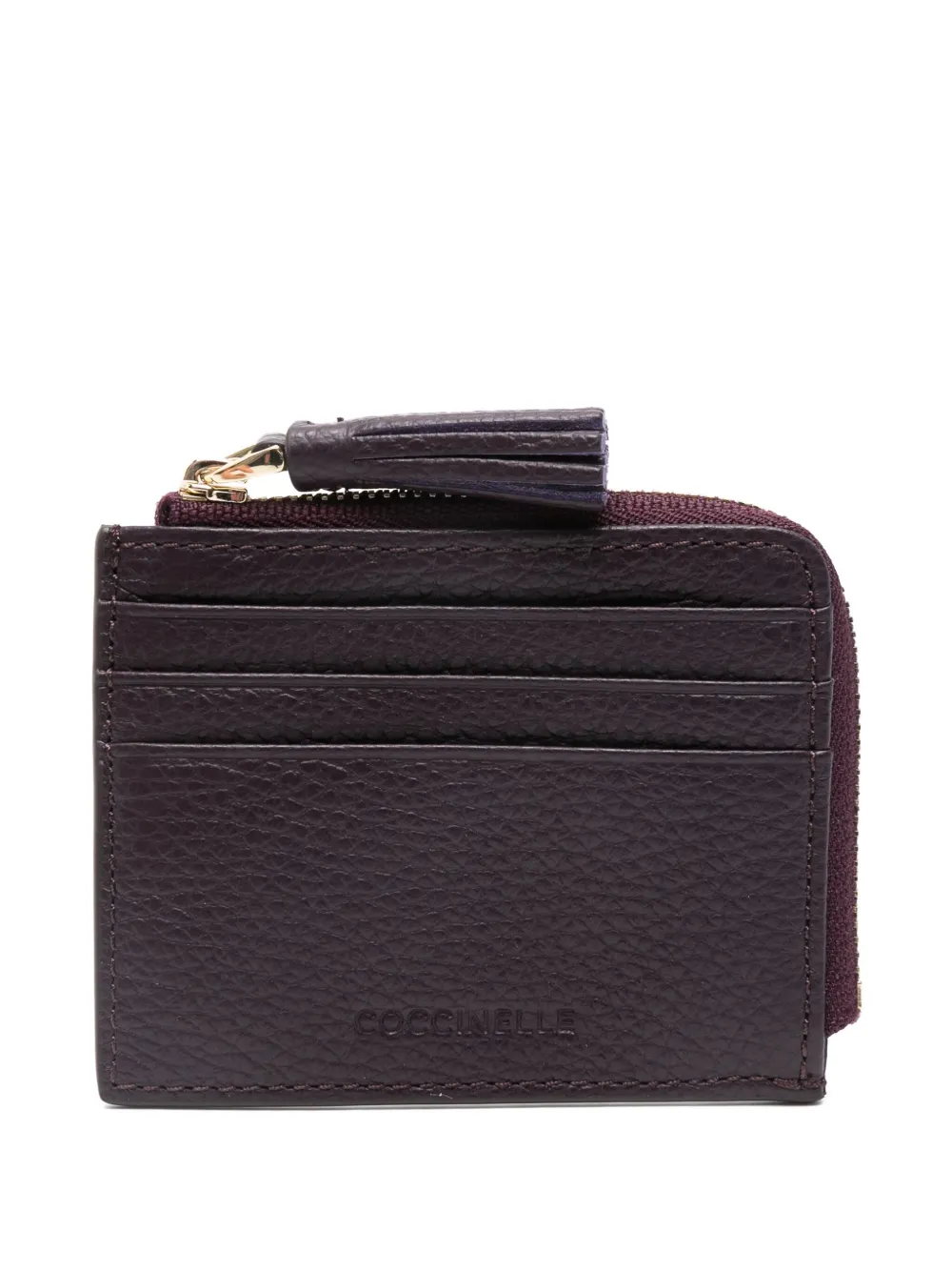 Coccinelle tassel-detail zip wallet - Viola