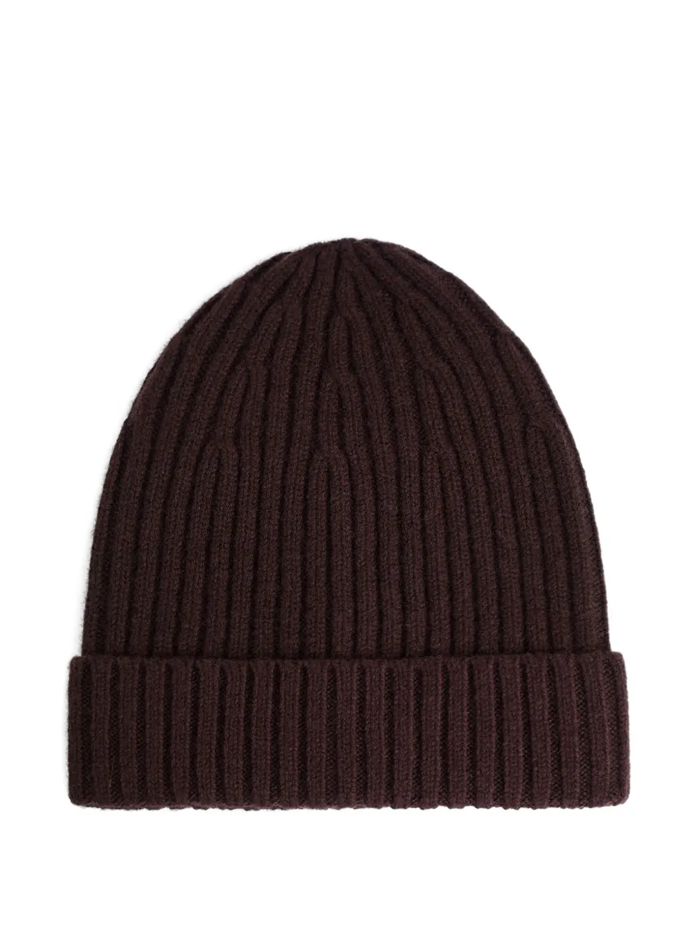 12 STOREEZ Geribbelde muts - Bruin