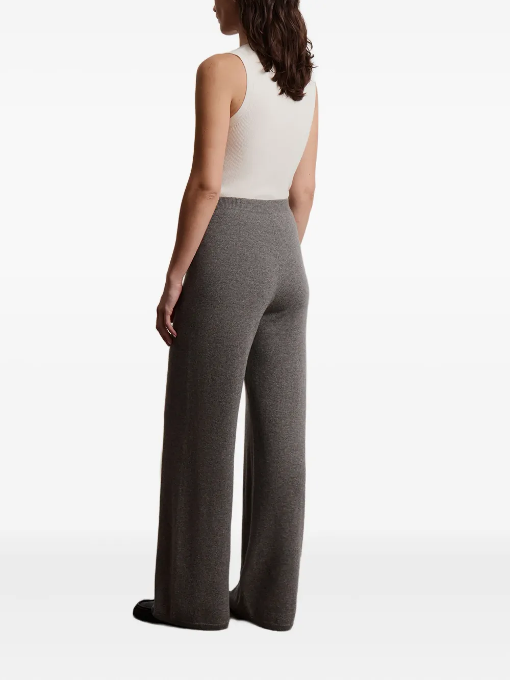 12 STOREEZ Gebreide broek Grijs