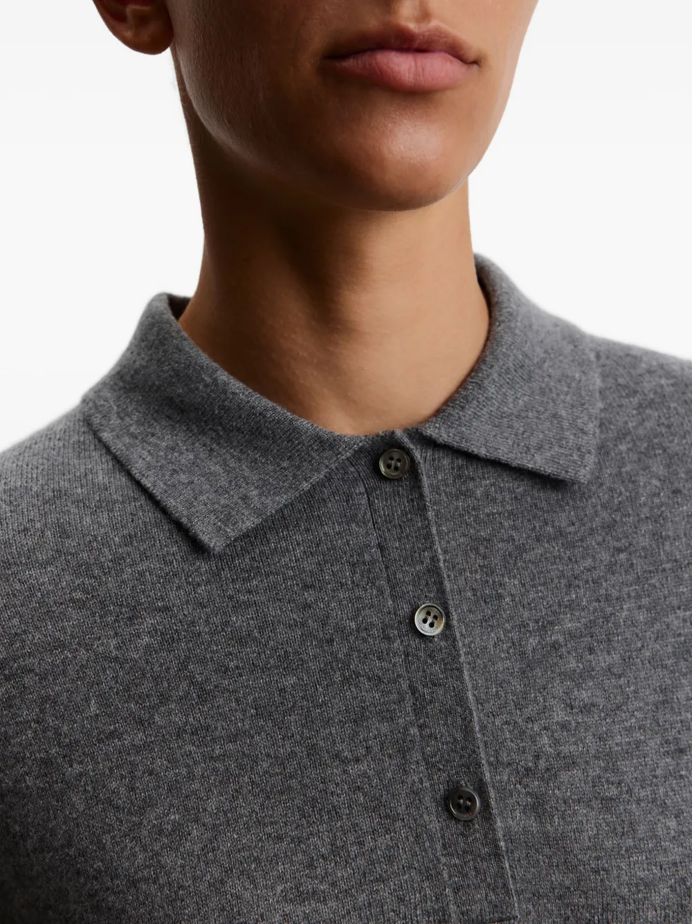 12 STOREEZ Polotop met knopen Grijs