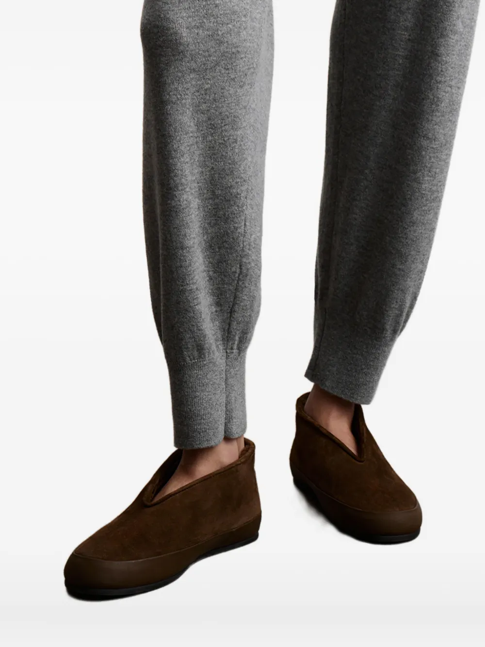 12 STOREEZ Loafers met lammy voering Bruin