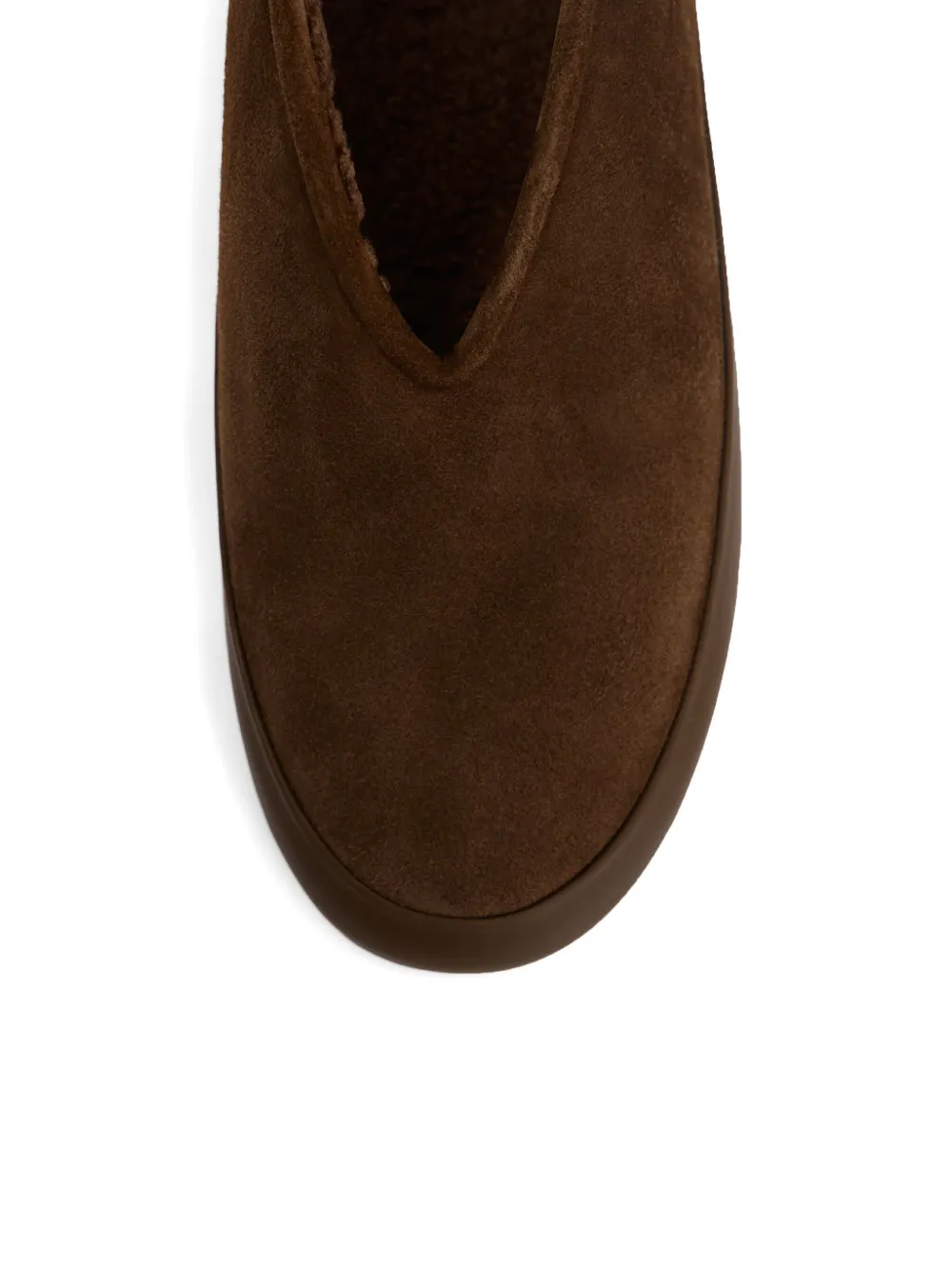 12 STOREEZ Loafers met lammy voering Bruin