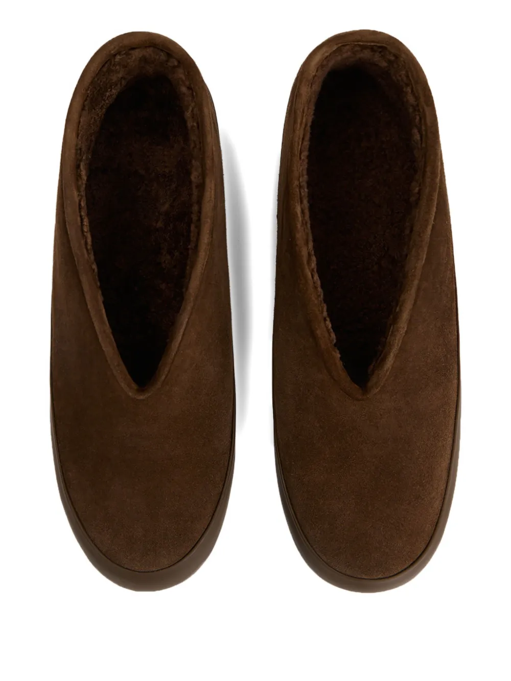 12 STOREEZ Loafers met lammy voering Bruin