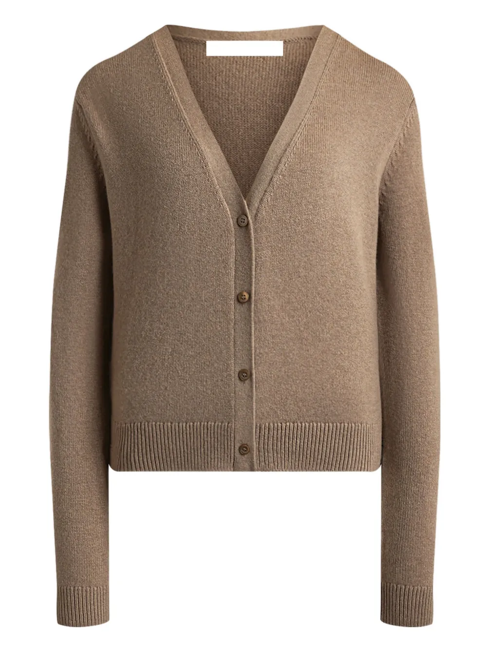 12 STOREEZ Geknöpfter Cardigan - Nude