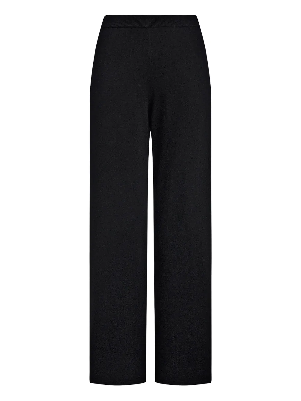 12 Storeez Knitted Trousers In Black
