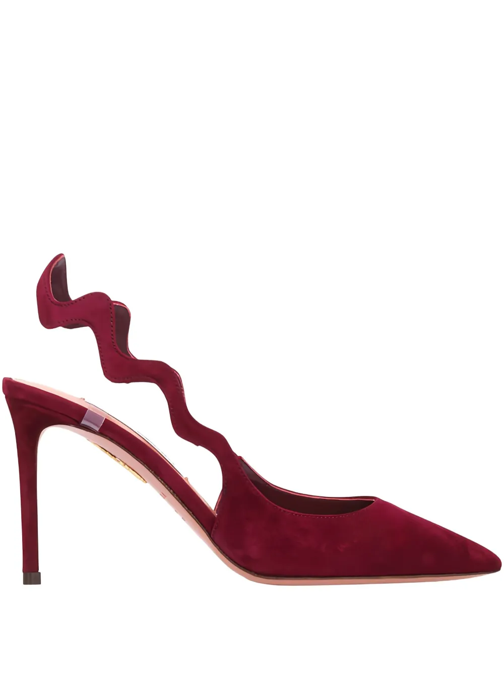 Aquazzura 8 mm Artiste Sling pumps Rood