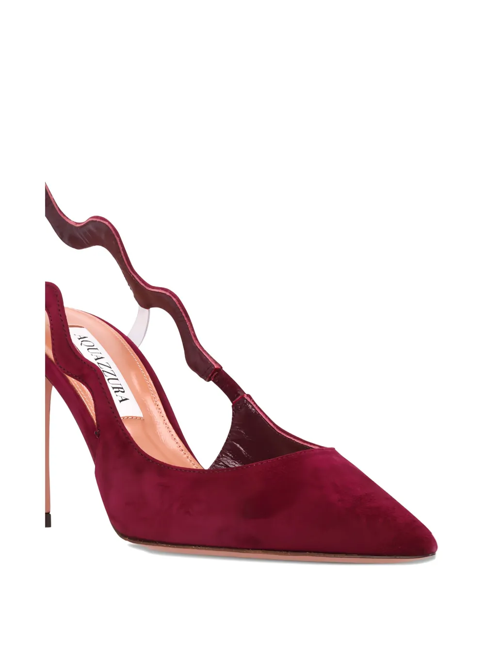 Aquazzura 8 mm Artiste Sling pumps Rood