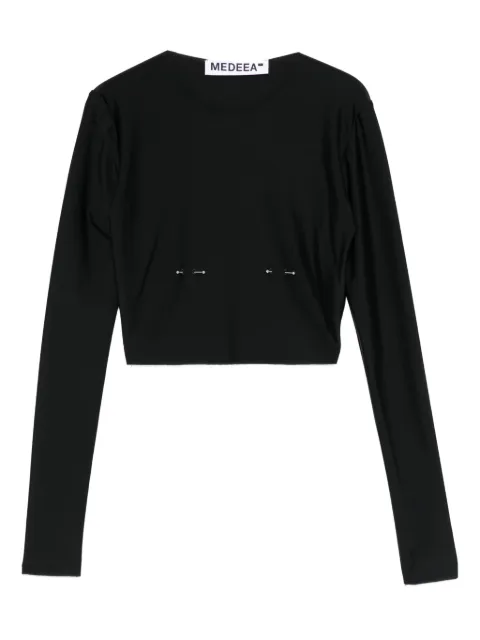 MEDEEA top corto con detalle de piercing