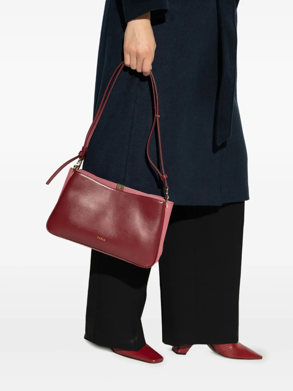 Furla Agata medium schoudertas Rood