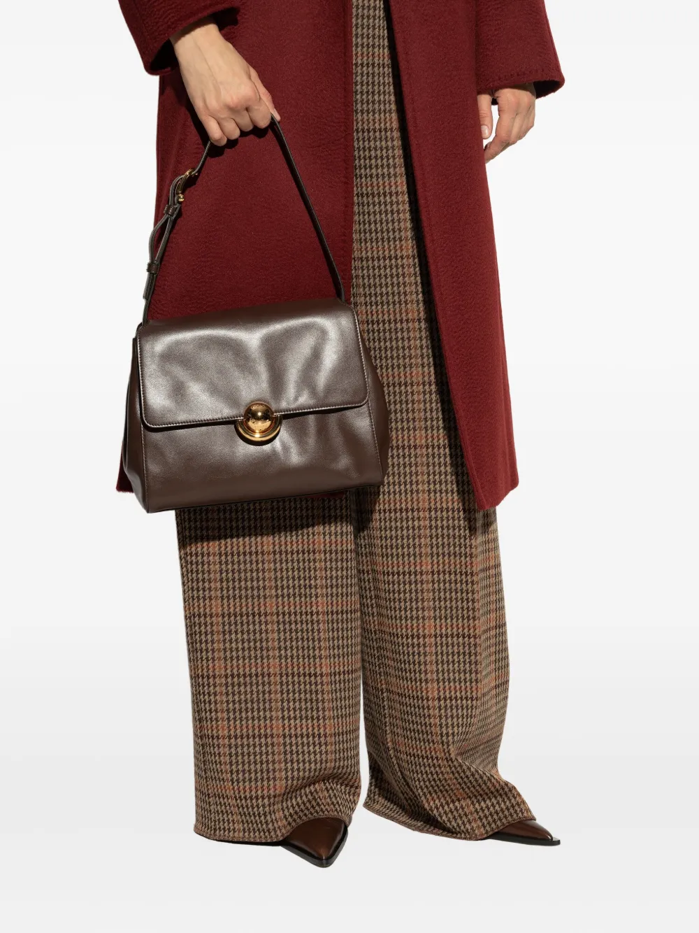 Furla small Domus shoulder bag - Bruin